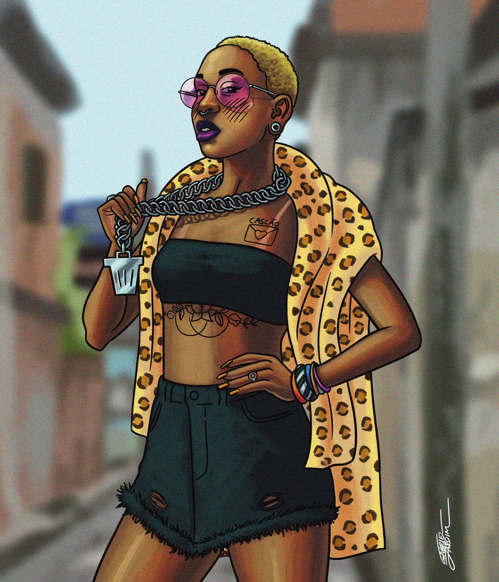 ogabrieljardim's tweet photo. Cascuda Koncê #digitalpaiting #digitalart #turmadomorro #funk #favela #funkeira #cascuda https://t.co/OGFvxHxG2q