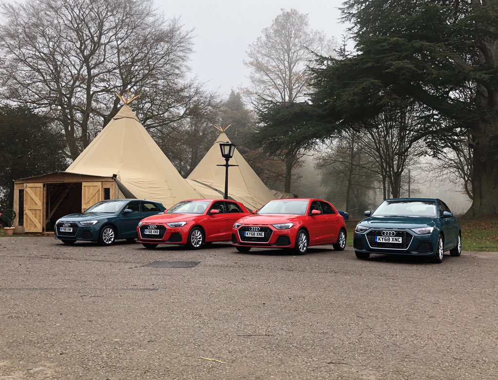 AudiUKPress's tweet photo. A morning spent at @CaffandMac with the all-new Audi A1 Sportback https://t.co/sHy4ew8RVH