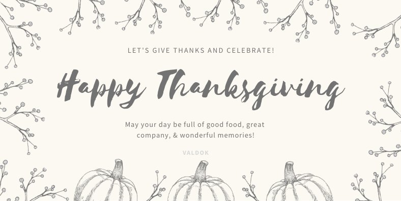 We're incredibly thankful for all of our #Valdok residents! 😁#HappyThanksgiving
