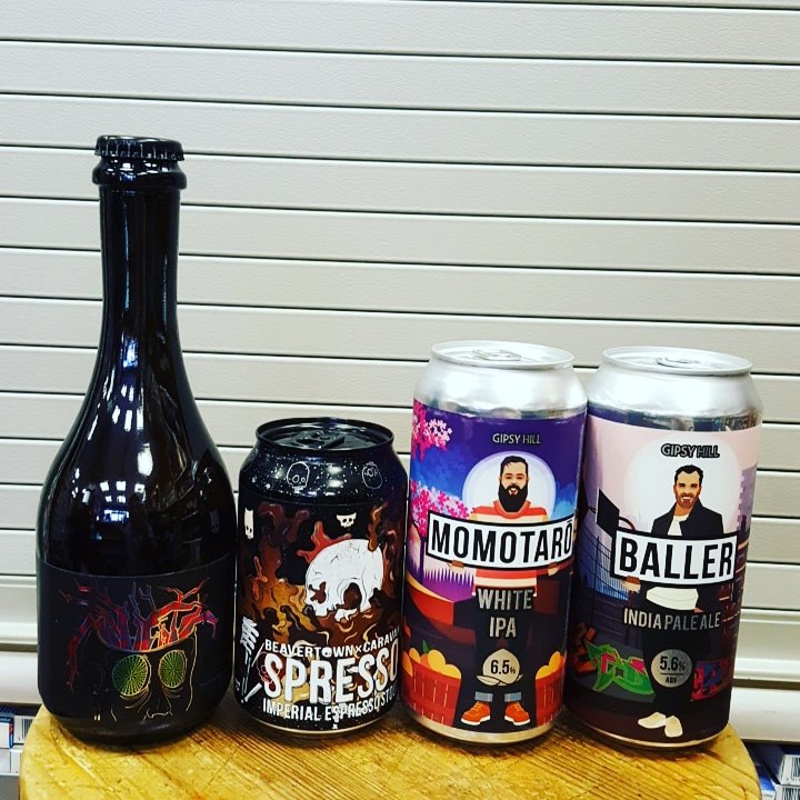 casksandcorks's tweet photo. #gipsyhillbrewery #momotaro #baller #beavertownbrewery #spresso #imperialespressostout #tempusproject #battleofthetrees #craftbeer #casksandcorks #southampton https://t.co/sBD9mfUhwl