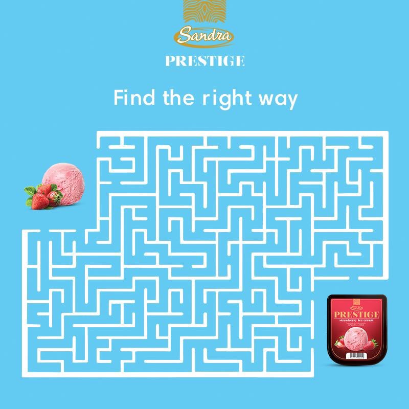 SandraIceCream's tweet photo. Help the ice cream scoop to reach its box.
Take a screenshot and show us the right path. 😊
#SandraIceCream #SandraPrestige #IceCreamMaze https://t.co/CToFSitIom