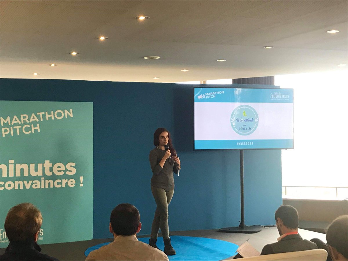 FDOuest's tweet photo. #SE2018 #Nantes En direct du #marathonpitch #startup avec Colette CEO de @laboxnaturelle_ et finaliste du Prix #FDO18 👏🏽 Projet et parcours inspirants pour les entrepreneur.e.s en devenir 🚀 https://t.co/ZIwELiE1cP