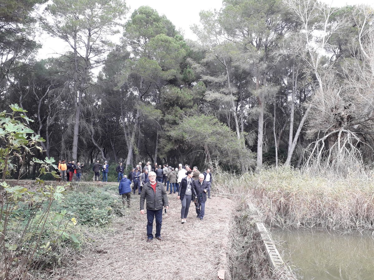 EcoRiba_'s tweet photo. We conclude the 2nd #RibaRojaCircular working day with a visit to #laVallesa #forest and the treatment plant that will provide of #recycled #water our #FirePrevention system #GUARDIAN @UIA_Initiative #EcoRiba #TheUrbanLabOfEurope #ERDF #EU https://t.co/UHE9cuXYZo