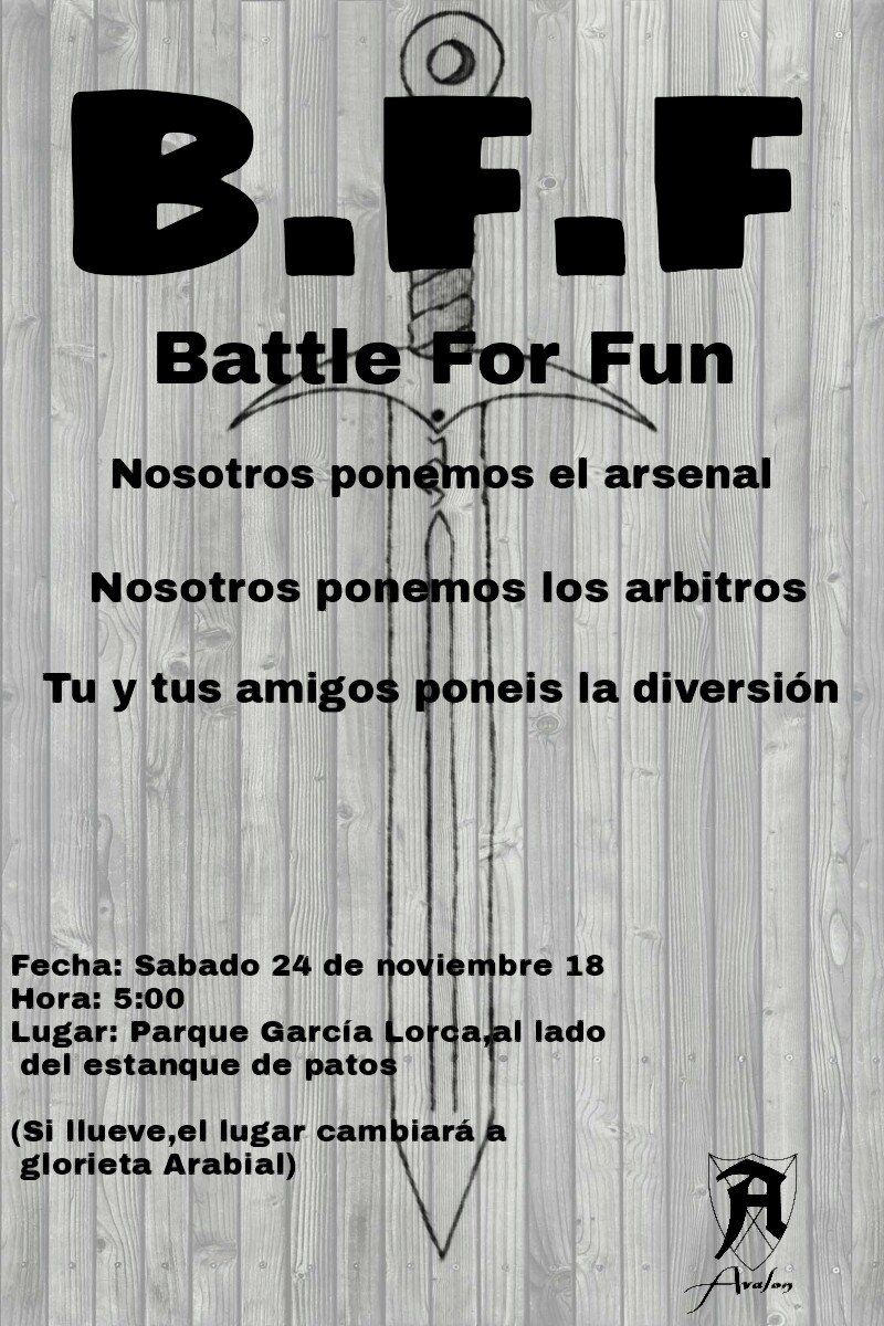 ASoftcombat's tweet photo. ESTA SEMANA EMPEZAMOS LA PRIMERA JORNADA B.F.F ¿Te gustaría probar el softcombar con tus amigos? NOSOTROS PONEMOS ARSENAL Y ARBITROS,vosotros poneis la diversión ;) #larp #softcombat #vikingo #viking #soldier #knight #caballero #samurai #swording https://t.co/IaxESBTGZw