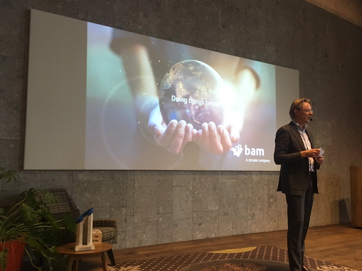 BAM_Sustainable's tweet photo. Exited about today’s discussion with 150 colleagues! How do we speed up the transition to a circular economy within @BAMGroep_NL and the construction sector https://t.co/AsNzvIvetQ
