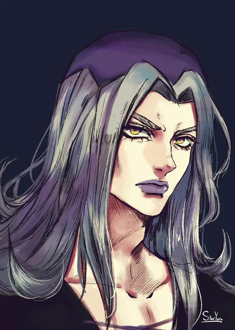 両方とも気にいたので
時間外ですみません(u_u) #JOJO版深夜の真剣お絵描き60分一本勝負 