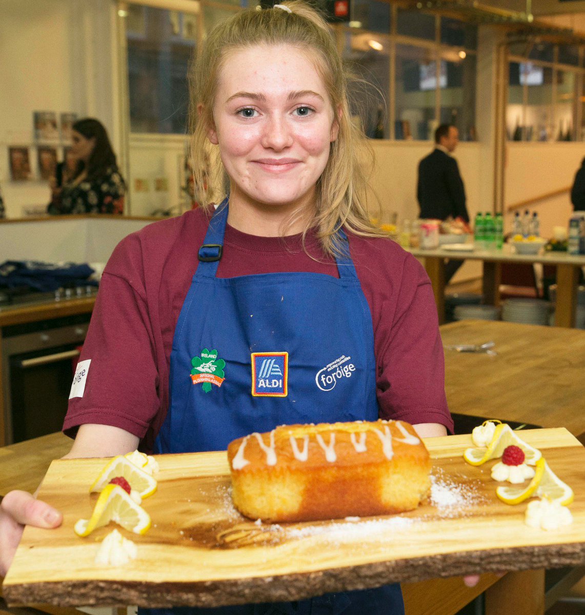 When life gives you lemons, BAKE! 🍰 

Congratulations to Ava Pierce, the winner of the <a href="/Foroige/">Foróige</a> National Junior Baking Competition. 

Her lemon drizzle cake will be in store soon.