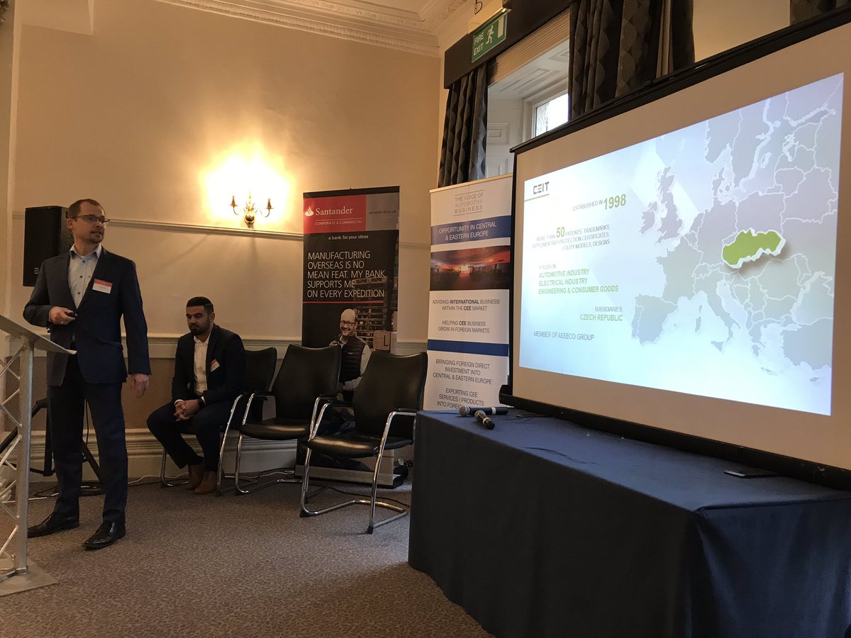 Chris_Plant's tweet photo. #Slovakian #innovation company presenting industry 4.0 and #R&D im the #CEE #CWBF2018 @CWBFestival #Vobevent #automotive @SVKembassyIRL @cwchamber @BritChamSK @SLOVAKIAinUK @thevoiceofauto @GrantThorntonSK @RehakLubomir @UKinSlovakia https://t.co/w1AnXTq6g5