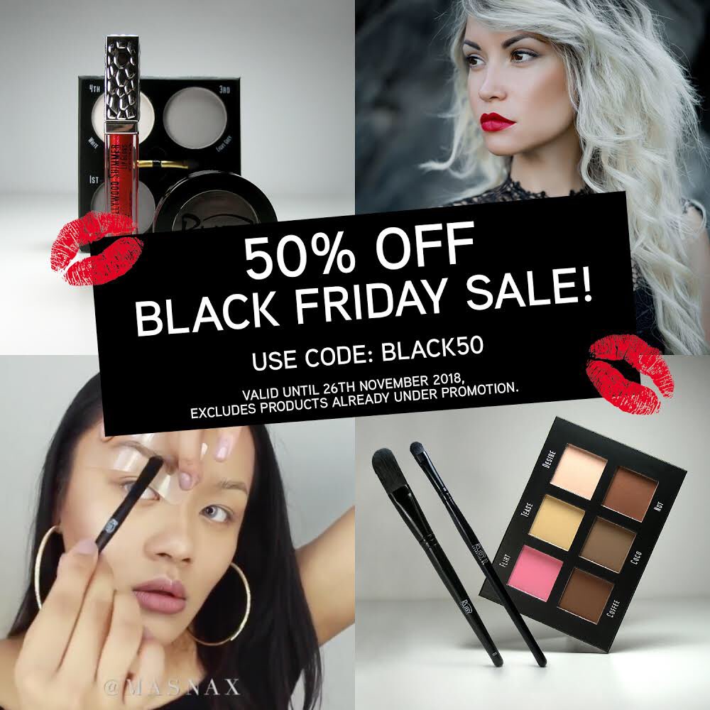 Rubycosmetics's tweet photo. IT’S ON! ⚡️50% OFF everything! Hurry girls, limited time only! *excludes products already under promotion* https://t.co/jR4EJ8IDlR