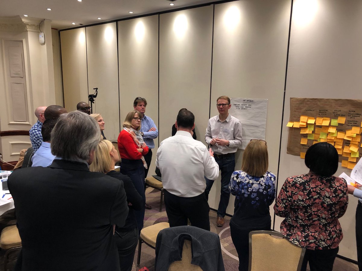 JamesOD33's tweet photo. The huddle.  BRM Maturity.  #SITPForum https://t.co/oXoY24ksBu
