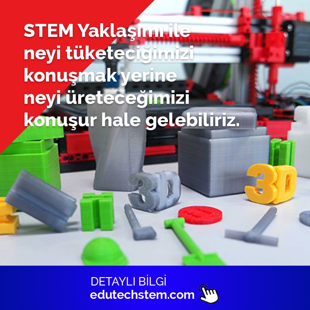 edutechstem's tweet photo. STEM Yaklaşımı ile neyi tüketeceğimizi konuşmak yerine neyi üreteceğimizi konuşur hale gelebiliriz.

#stem #eğitim #okulöncesieğitim #çocukeğitimi https://t.co/GrxbSRzBiK