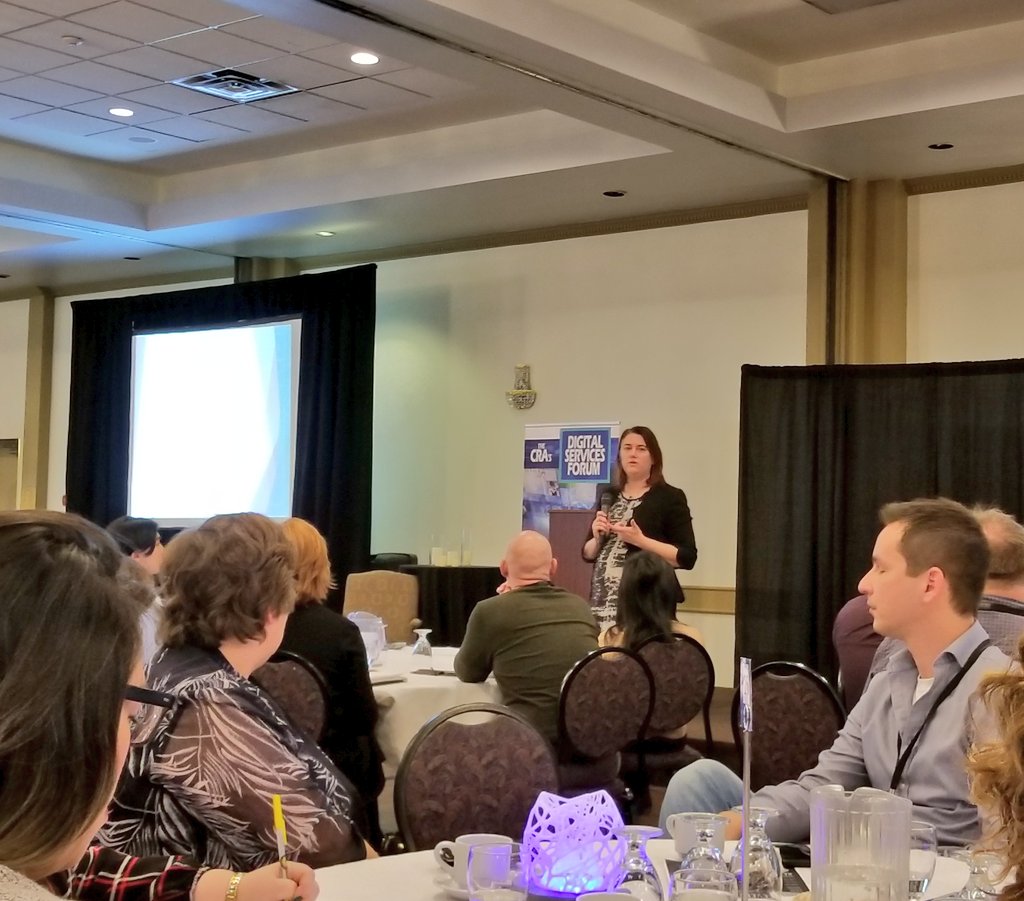 vickieemilie's tweet photo. The Value of Service at the CRA with @mireille_cra : We need to be able to define what is intelligent risk taking and celebrate our outcomes and victories, even if we met failure along the way. This is how we learn #CRA_digital https://t.co/jtBWnKwEF9