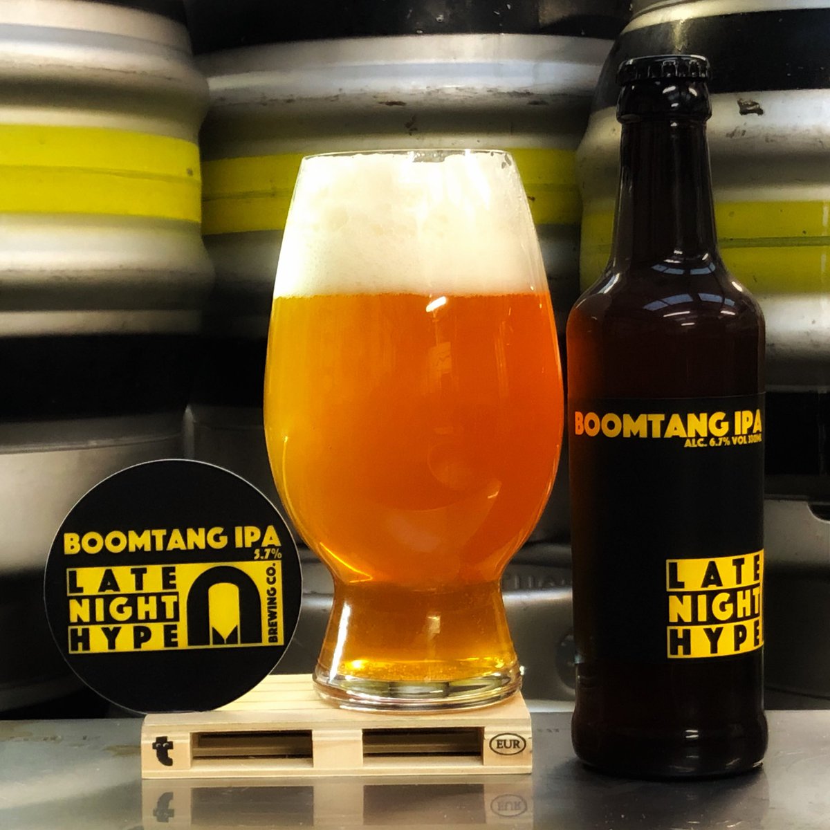 #Boomtang #IPA, tangy &amp; tropical loveliness! Mosaic, Simcoe, Cascade &amp; pineapple. 330ml bottle &amp; keg.