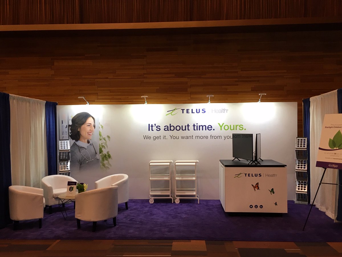 Entourage_X's tweet photo. Une autre belle exposition à la conférence CME de l'hôpital St. Paul à Vancouver par @TELUSSante Toujours un plaisir de travailler avec leur équipe😃#sphcme2018 #santé #skylineentourage #exposezbienentoure #conceptionstand #salonsexposition #événement #marketing #standexposition https://t.co/XkuiPgCtut
