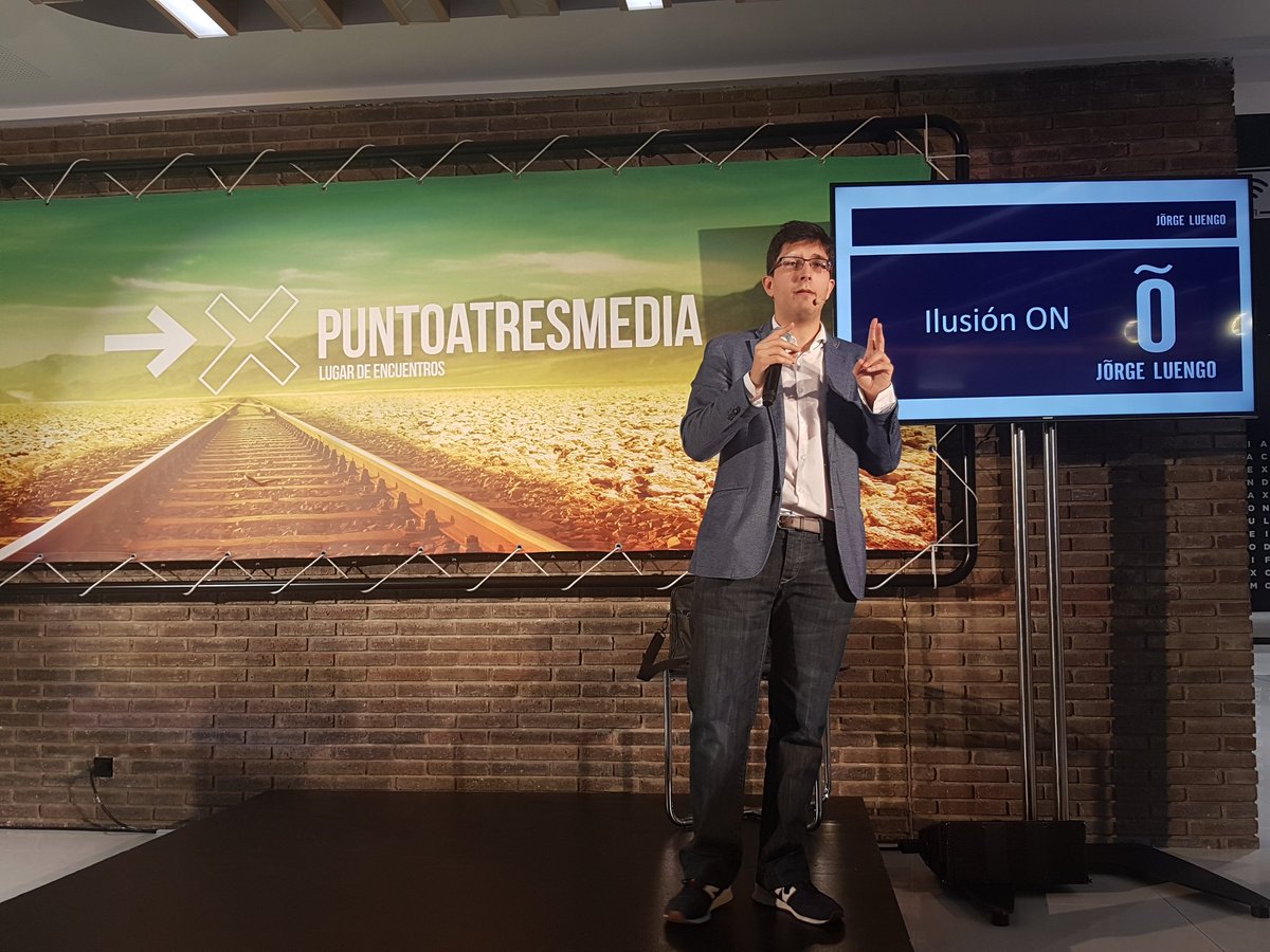 Un gusto haber podido disfrutar de la #magia de <a href="/jorgeluengo/">Jorge Luengo</a> en <a href="/ThinkAtresmedia/">Th'nk Atresmedia</a> #Oportunidad #innovacion