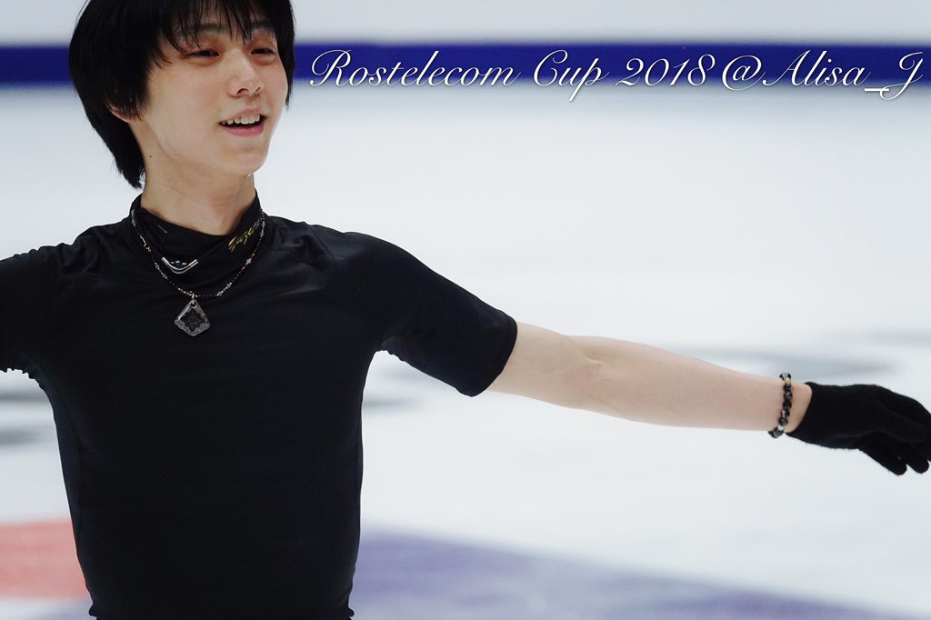aiko_jang's tweet photo. #RostelecomCup2018
#YuzuruHanyu
#Moscow2018
#羽生結弦 #羽生結弦選手 https://t.co/69jg8QuH9v