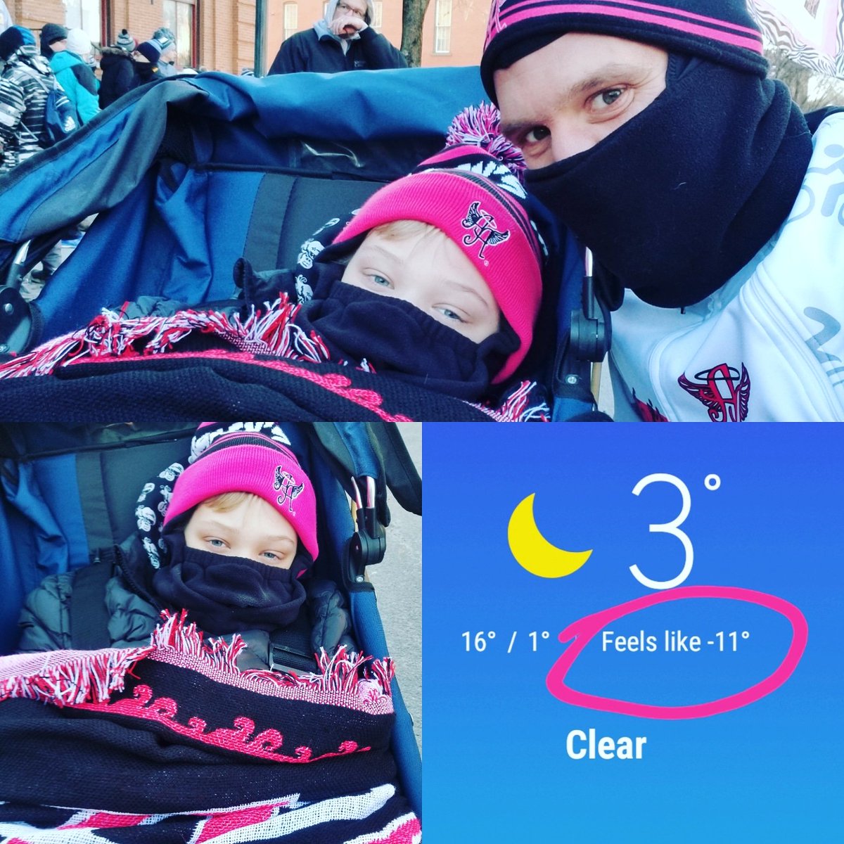 Power2Push's tweet photo. Bundle up!!! #Thanksgiving #TurkeyTrot #Tradition #Family @ainsleys_angels #Power2Push
#TogetherWeShall #RollWithTheWind https://t.co/d1Tn3NjSh2