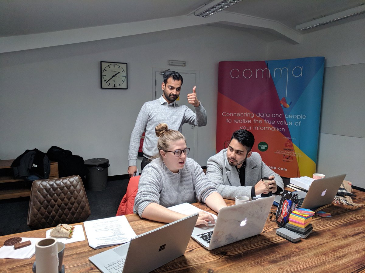 Today's <a href="/ExperianDQ_UK/">Experian DQ UK</a> training session at @CommaGlobal HQ has gone down a treat with our Comma Academy Trainees #data #MDM #datagovernance #dataquality