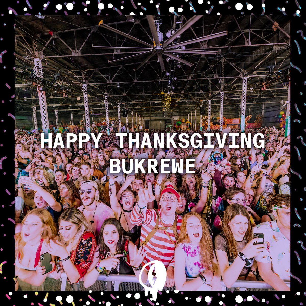 thebukuproject's tweet photo. gobble gobble this BUKU lineup gonna make ya wanna wobble, happy thanksgiving fam 🦃🙏🏼 https://t.co/YTw24JGuhf