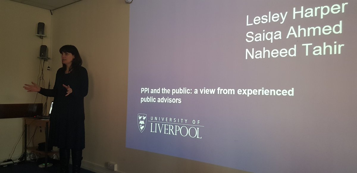 arc_nwc's tweet photo. Great to see our Public Advisers sharing their experiences of working on systematic reviews #research projects with reps. from 3 other Universities, public and other researchers at #ppiinvolve event held at @livuninews by @LivUniLiven #spreadingthebenefits @OfficialNIHR #proud https://t.co/PohCJy9hDS