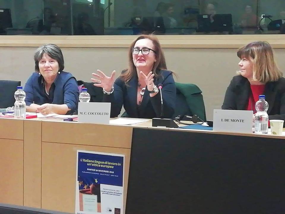 MaCriCocc's tweet photo. "Quando sono arrivata al #Parlamentoeuropeo di Bruxelles, nel 2002, non avrei mai immaginato che, 16 anni dopo, un mio lavoro, anzi, il frutto del mio lavoro, sarebbe stato presentato proprio qui, nelle sale dell'alta Assemblea"#Lessicopratico di #italianogiuridico per #stranieri https://t.co/TgBa8GI6Ox