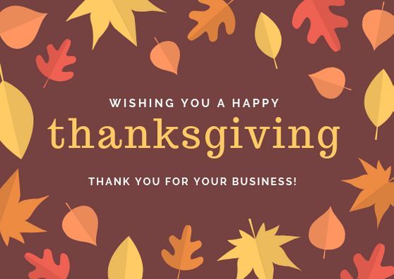 We are so thankful for our customers, staff, friends, family. We thank God for each of you today and everyday. 
Enjoy your day and we will see you tomorrow!