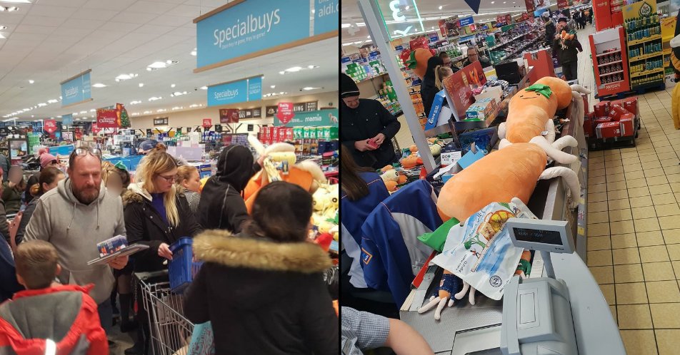 If you're fighting in a shop over a stuffed toy carrot you need to re-assess your priorities. Now, if it was for a toy Cantaloupe I'd stab you in a heartbeat. #KevinTheCarrot