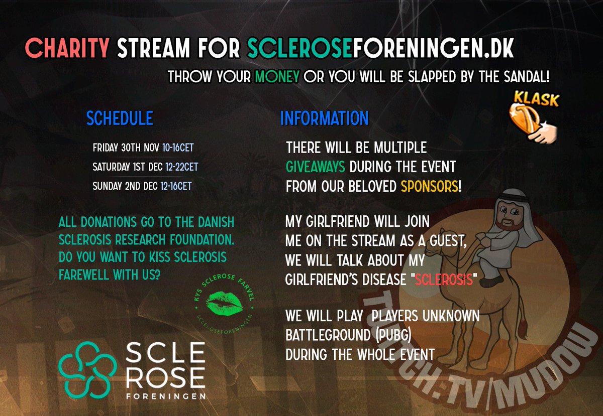 MAY I HAVE YOUR ATTENTION!

I will be streaming for Charity next weekend, and i need your help!
Please spread the word, and remember every little $ can make a difference and are highly appreciated
A big thanks from the bottom of my heart to <a href="/Hungrydk/">Hungry</a> <a href="/SteelSeries/">SteelSeries</a>  And HairCules😍