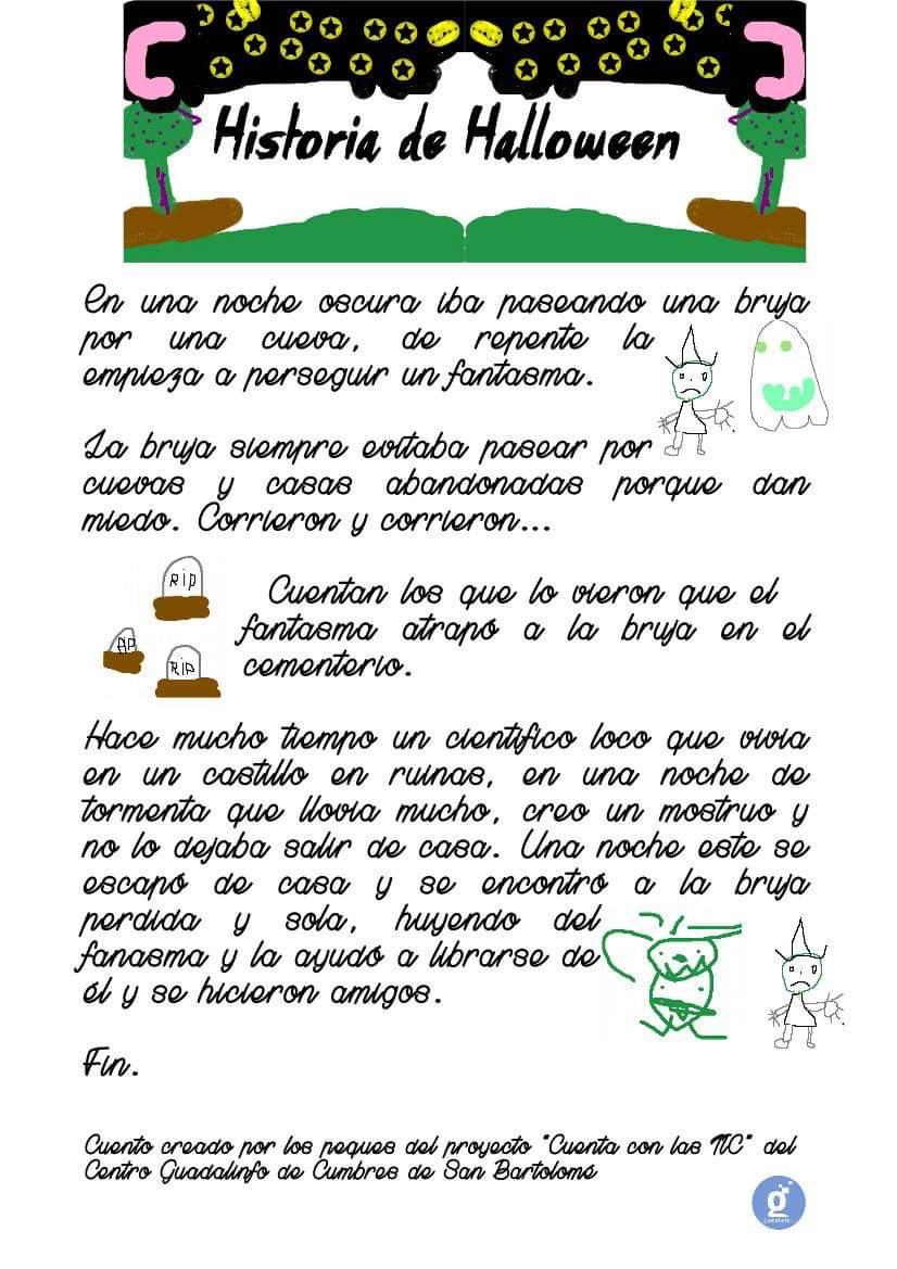 Guadalinfocsb's tweet photo. Resultado del trabajo de nuestros peques el pasado Halloween. Con estas actividades además de estimular la creatividad de los más pequeños también hacemos un acercamiento a las TIC de manera lúdica y divertida. Jugando se aprende mejor! #CuentaConLasTic @redguadalinfo #Creapeques https://t.co/BfyAeLdhLu