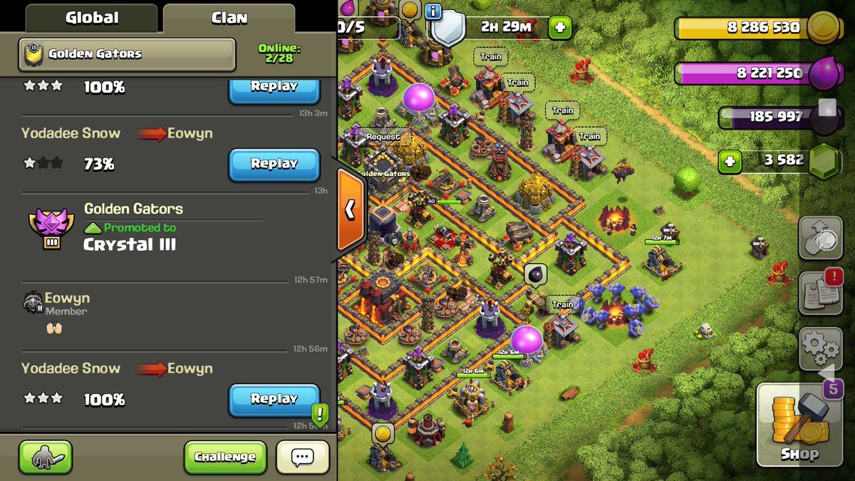 GatorsGolden's tweet photo. GG wins our first CWL matchup. Great work everyone! Thanks to the Cobras for helping out! #cwl #clashlife https://t.co/taVV76yaWw