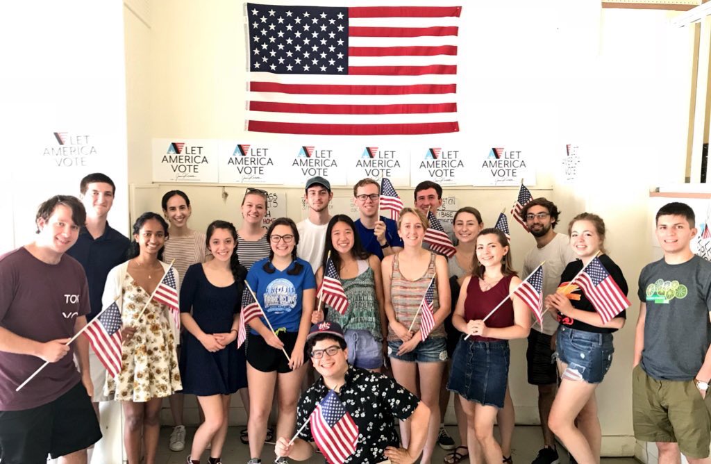 LetAmericaVote's tweet photo. We couldn't be more thankful for the #LAVfield teams who were critical to electing voting-rights champions in five states. #Thanksgiving https://t.co/QiUiT3NNXf