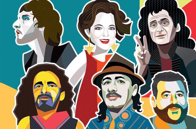 AmorxMexico1's tweet photo. Hoy #DíaDelMúsico quiero que me digas cuál es tu top de artistas y te compartimos esta imagen de la revista @RollingStone que hizo homenaje en 2016 a varios de ellos. #Mexico #FelizJueves https://t.co/YFToQsFYA5