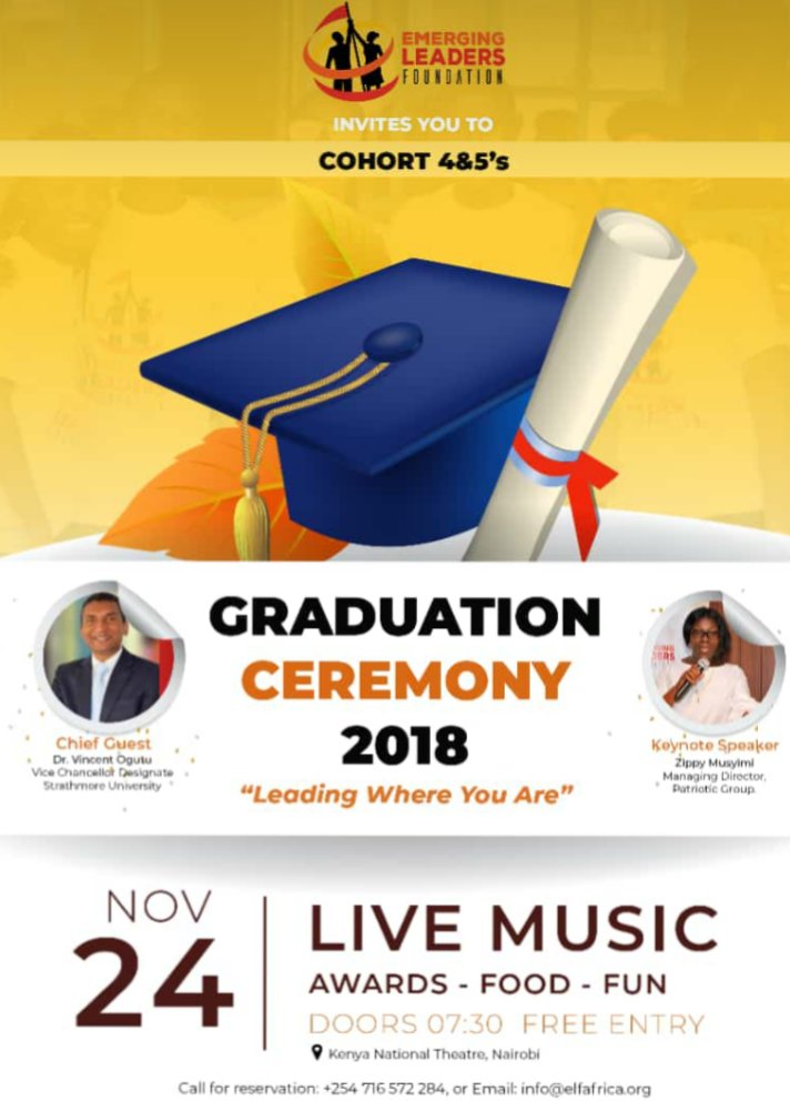 Edward_Kalya's tweet photo. |:| #ProgressPower |:| #ELFImpact |:| #ELF2018 |:|
It's about time!
"Do not go where the path may lead, go instead where there is no path and leave a trail." - Ralph Waldo Emerson
cc: @elfafrica1 https://t.co/t3zsWXfLdu