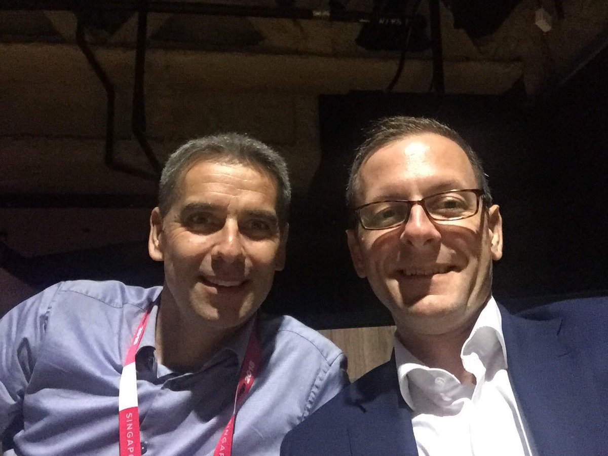 MartinGuenthner's tweet photo. Und noch ein #Bremer in #Singapur Arne Kruse Chef von #Rytle - #Startup das elektrische #Lastenräder für die „letzte Meile“ entwickelt hat, die einen #Container absetzen &amp; grade in vollen Städten Transporte verändern und #umweltfreundlicher machen können. ⁦@myRYTLE⁩ https://t.co/s2VsvVL3gR
