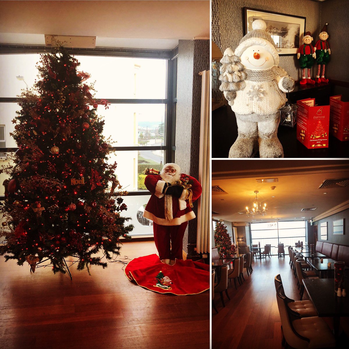 BalmoralW's tweet photo. It’s beginning to look a lot like Christmas....! 🎄 #Christmas #warrenpoint #santa #SnowMan https://t.co/LmhKqhDX9L