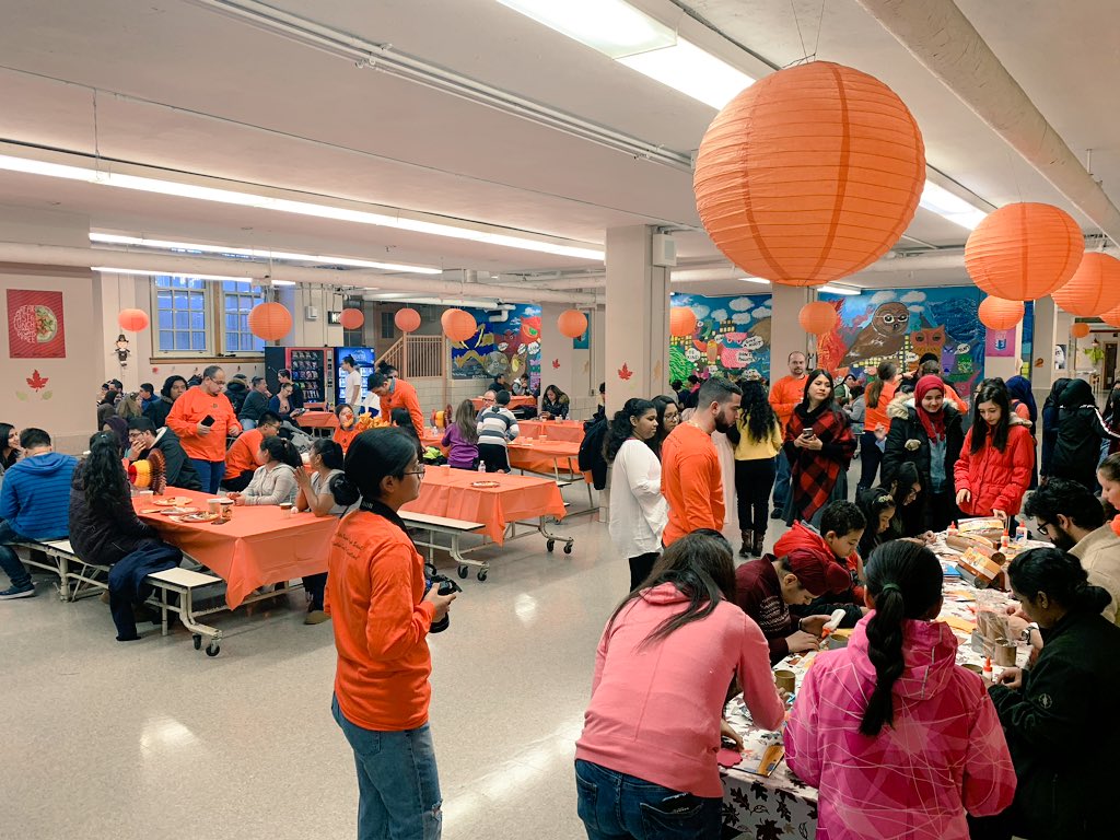 WCBMathScience's tweet photo. Celebrating Thanksgiving with our students and their families at our annual Thanksgiving Breakfast at @WCBryantHSLIC!!! This is what a community school looks like! Happy Thanksgiving to all! #CommunitySchools #championsforchildren @NDwarka1 @DOEChancellor @NYCSchools https://t.co/TgbPYu7hna