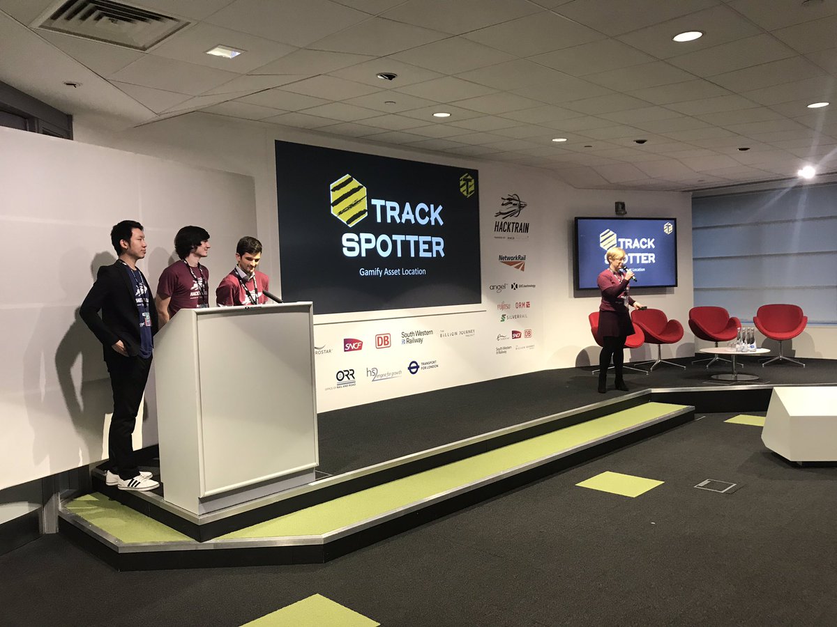 hackpartners's tweet image. Track Spotter have a created game which allows asset recognition through crowd sourcing, they believe @networkrail staff can collectively review 4.5 million images per month #HackTrainConf