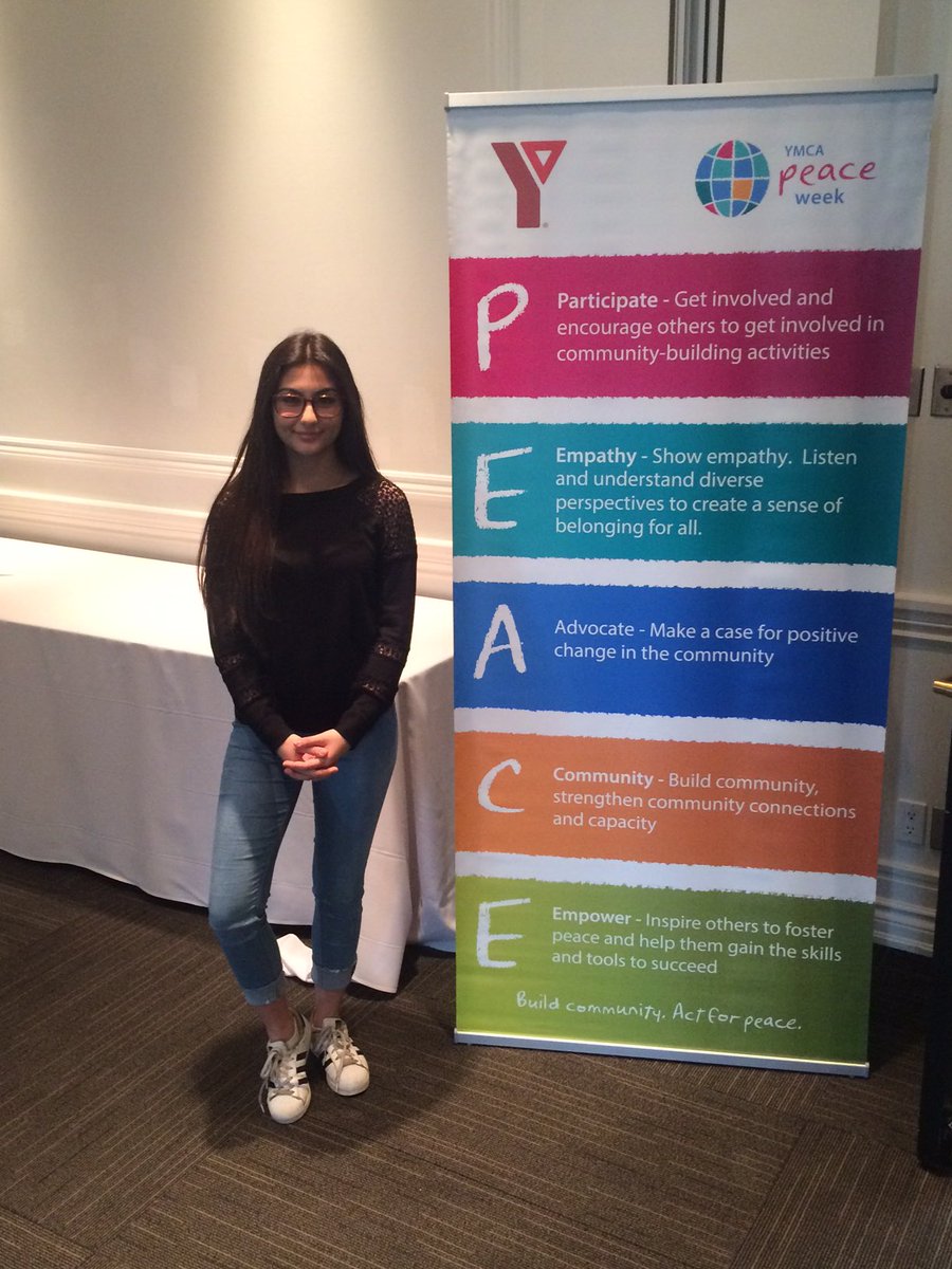STAOakville's tweet photo. Congratulations YMCA Peace Medal nominee Auva Zarandi! https://t.co/KQk1oIvAqf