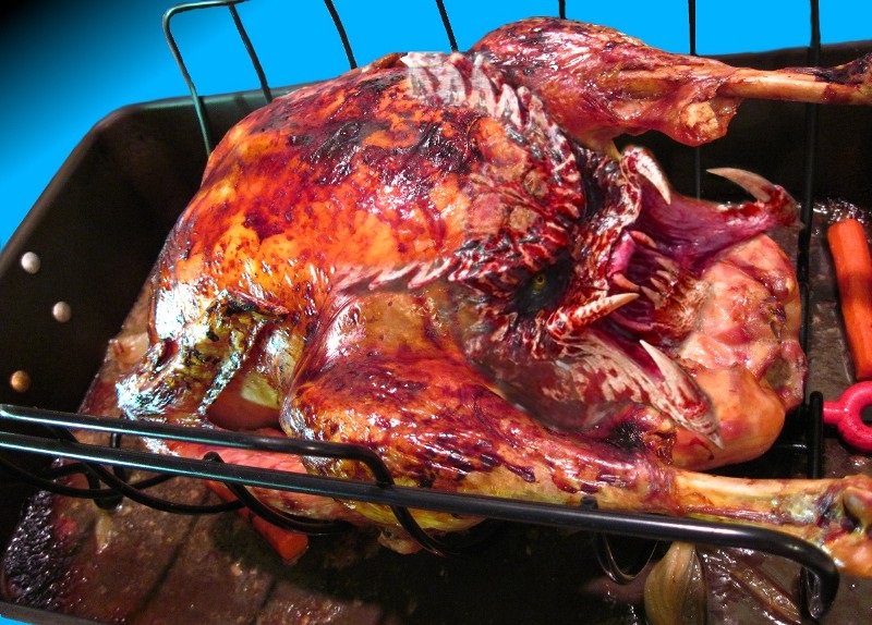 SWinstonSchool's tweet photo. Happy Thanksgiving! 🦃🍗🍴😀 #Predator #Turkey #Photoshop https://t.co/2tNE0s2aiS