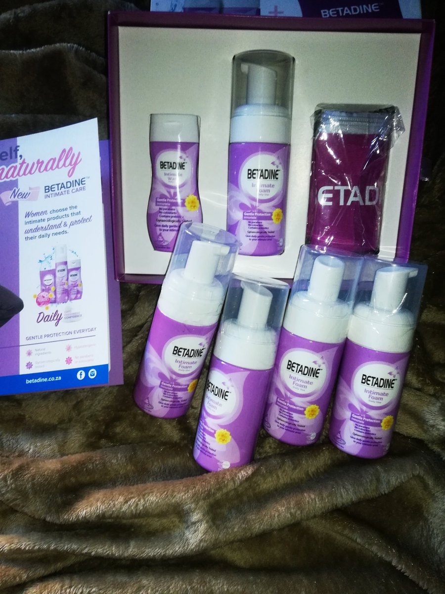 MaftaneA's tweet photo. I just received my packs from @rubybox_beauty to test and review. Thank so much 🙏... BETADINE daily intimate care range soothes and nourishes women's intimate area with it's unique TRI-CARE and prebiotics formulation #YourselfNaturally #Betadine #rubybox https://t.co/1EP7AJwgzx