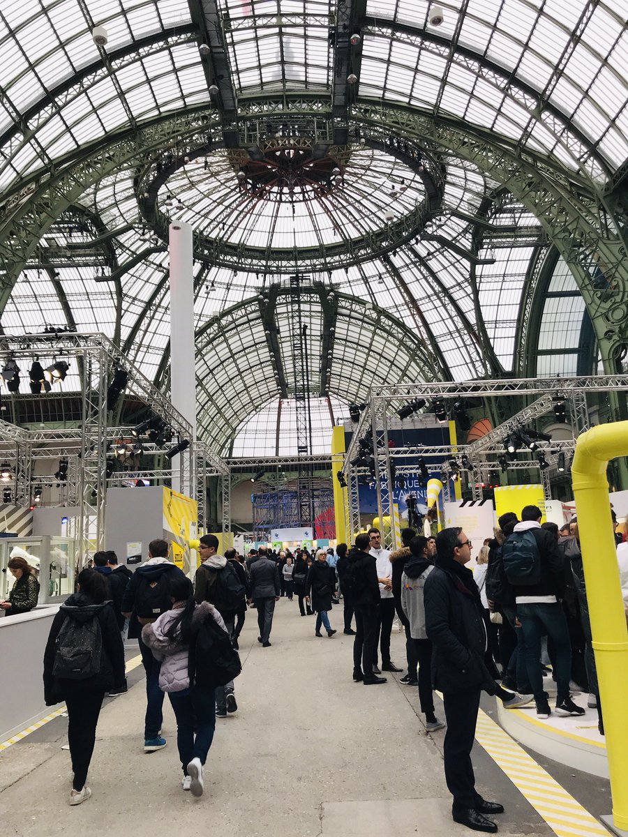 clara_deville's tweet photo. Nous y sommes ! « Quand le Grand Palais se transforme en Usine Extraordinaire... » @IMPACIngenierie @usineextra @LaFrenchFab https://t.co/yCY08T9t59