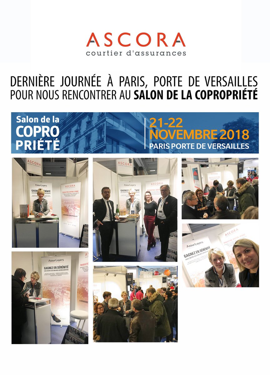 ascora_'s tweet photo. Retrouvez-nous au salon de la copropriété ! Nous vous y attendons jusqu'à ce soir au stand H056 https://t.co/5ldeeq5Z5E