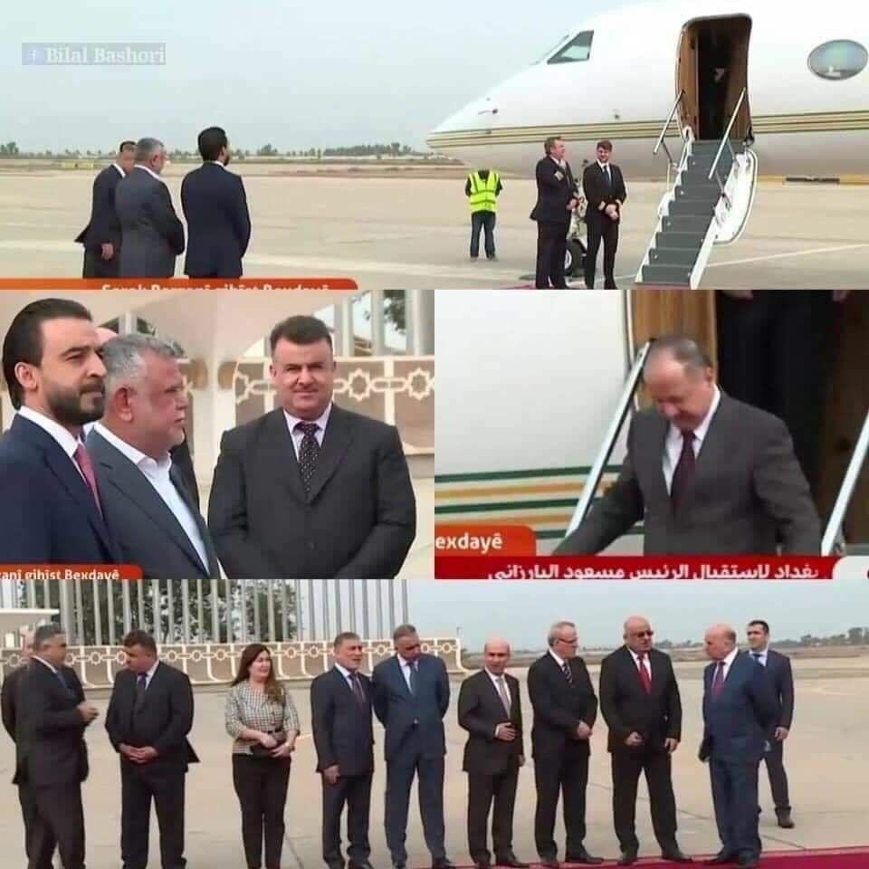 واحد من #الموجودين بالصور 
كان يسمي #مسعود بالانتخابات #مسعور ..
حتى يحصل #أصوات وهسة يستقبله #بأدب .!!!