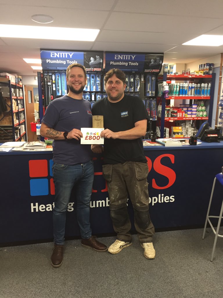 HPS_Sevenoaks's tweet photo. Congratulations to our customer James Weaver who won the £800 prize from @LecicoBathrooms at PHEX! Unfortunately you can’t spend it on the lawn mower! #lecico #hps #phex2018 https://t.co/y3uE6tFWhj