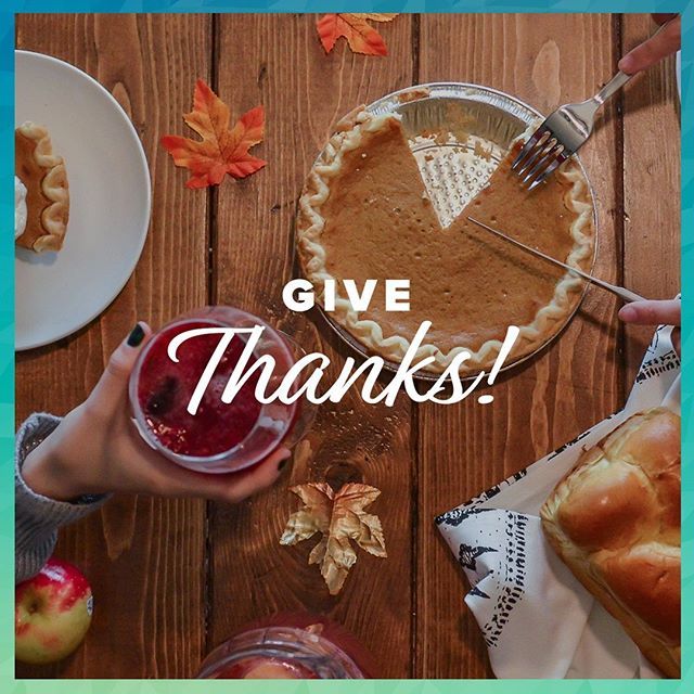 Yes, the food is great, but today remember to take time to give thanks. Happy Thanksgiving! ift.tt/2PMHWMA