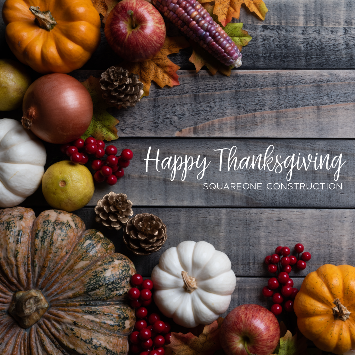 SQ1Construct's tweet photo. We have been blessed with the most amazing partners and clients! Thank you for being a part of our 2018!! Happy Thanksgiving.#thanksgiving #squareoneconstruction https://t.co/9SS4acp68W