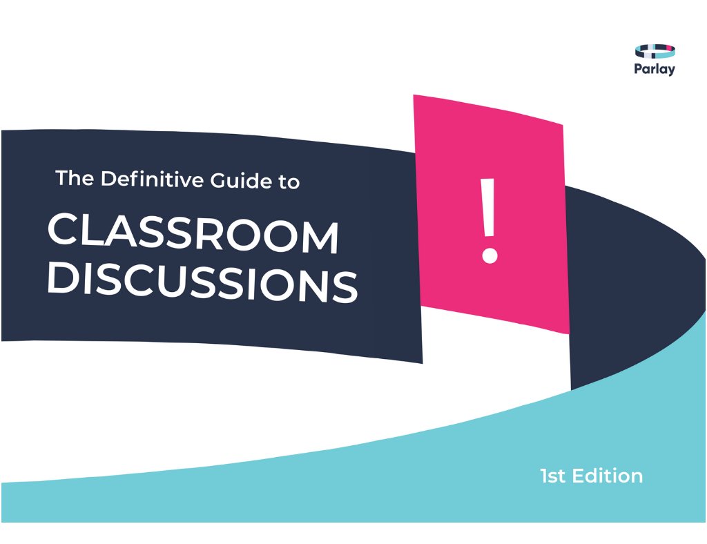 parlayideas's tweet photo. Learn WHY classroom discussions are great for #student #learning.
Read or download our eBook: https://t.co/sIirbOeZI5

Find useful research, resources, tips and best practices for #classroom #discussions.

#edchat #studentdiscussion #discussionstarter #teachingresource https://t.co/bSce4hHZKU