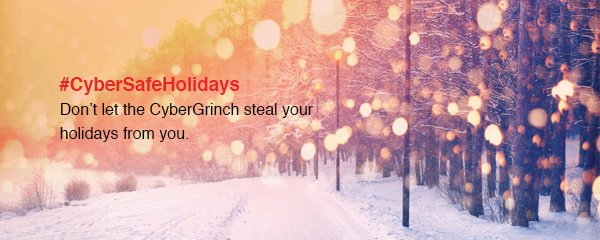 Cyberinc_Secure's tweet photo. Along with holiday celebrations, holiday threats are also coming to town.
Stay #cybersafe this #holidayseason 
#cybersafeholidays
https://t.co/YSJo0VBd0Z https://t.co/8MpssKTeif