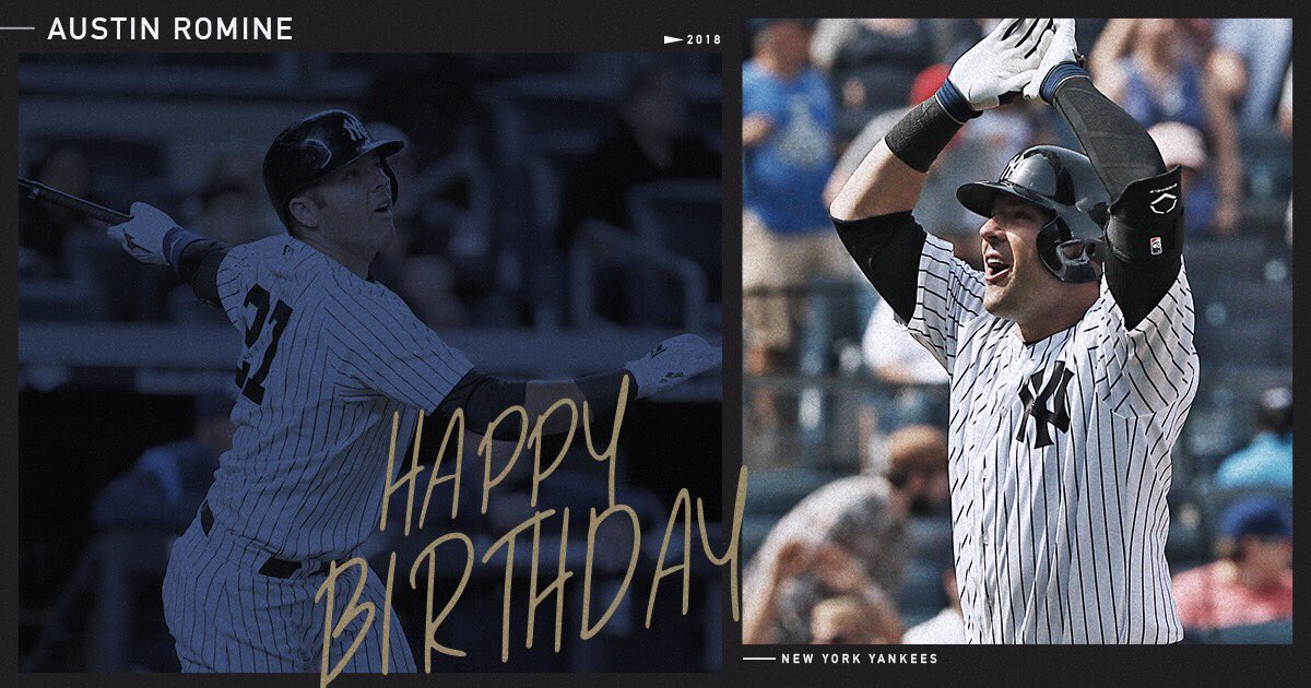 Happy birthday to Austin Romine! 