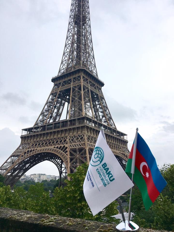 LIVE: We are in #Paris where tomorrow at the BIE's 164th General Assembly we will present for the last time on #Baku's bid to host World Expo 2025.

<a href="/bieparis/">BIE</a>

#WorldExpo2025 #GoodLuckBaku